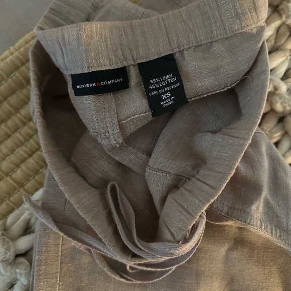 New York & Company Tan Cropped Pants - Picture 2 of 4